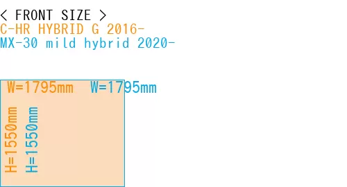 #C-HR HYBRID G 2016- + MX-30 mild hybrid 2020-